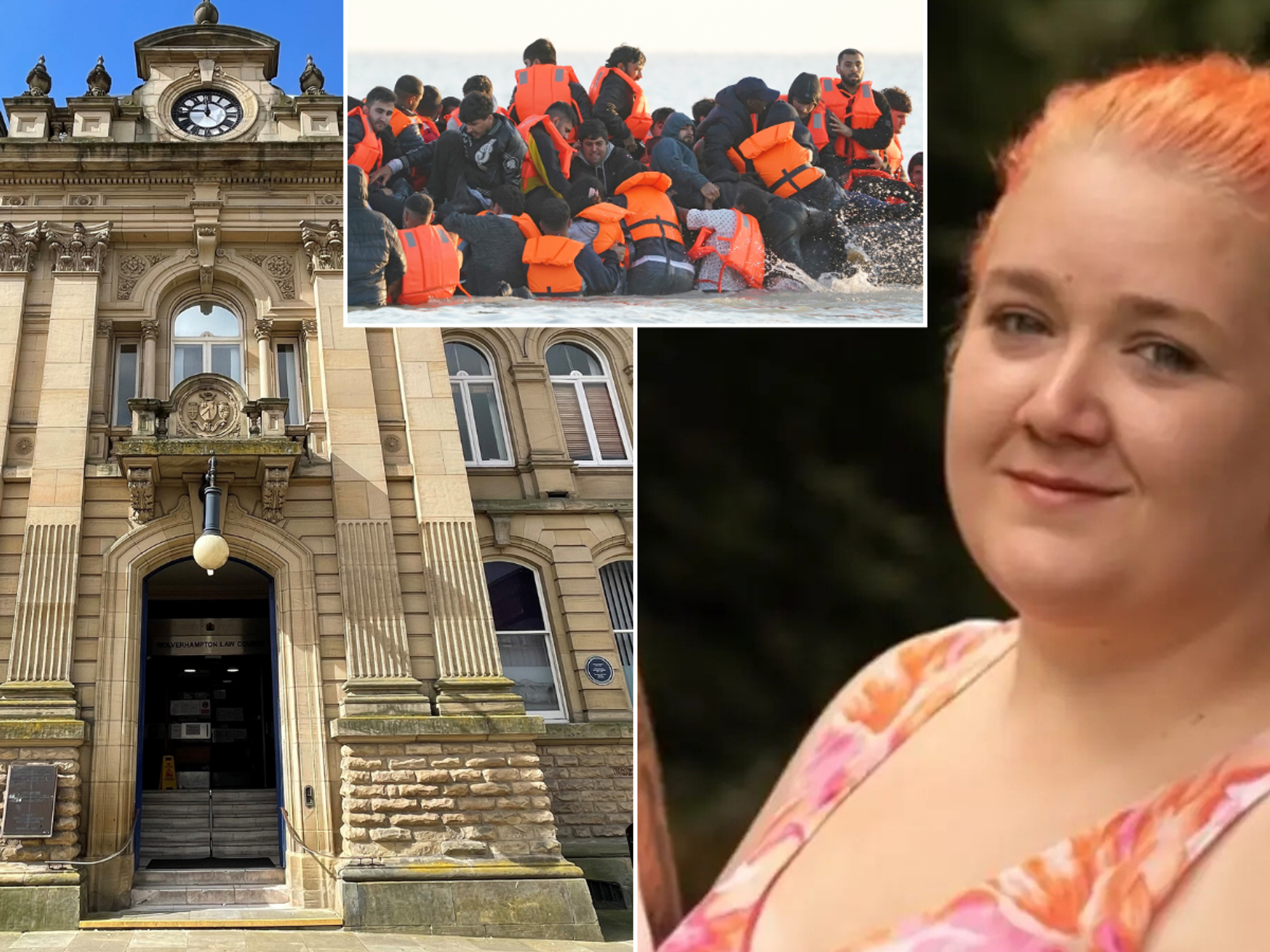 Wolverhampton Crown Court/Small boats migrants/Rhiannon Skye Whyte