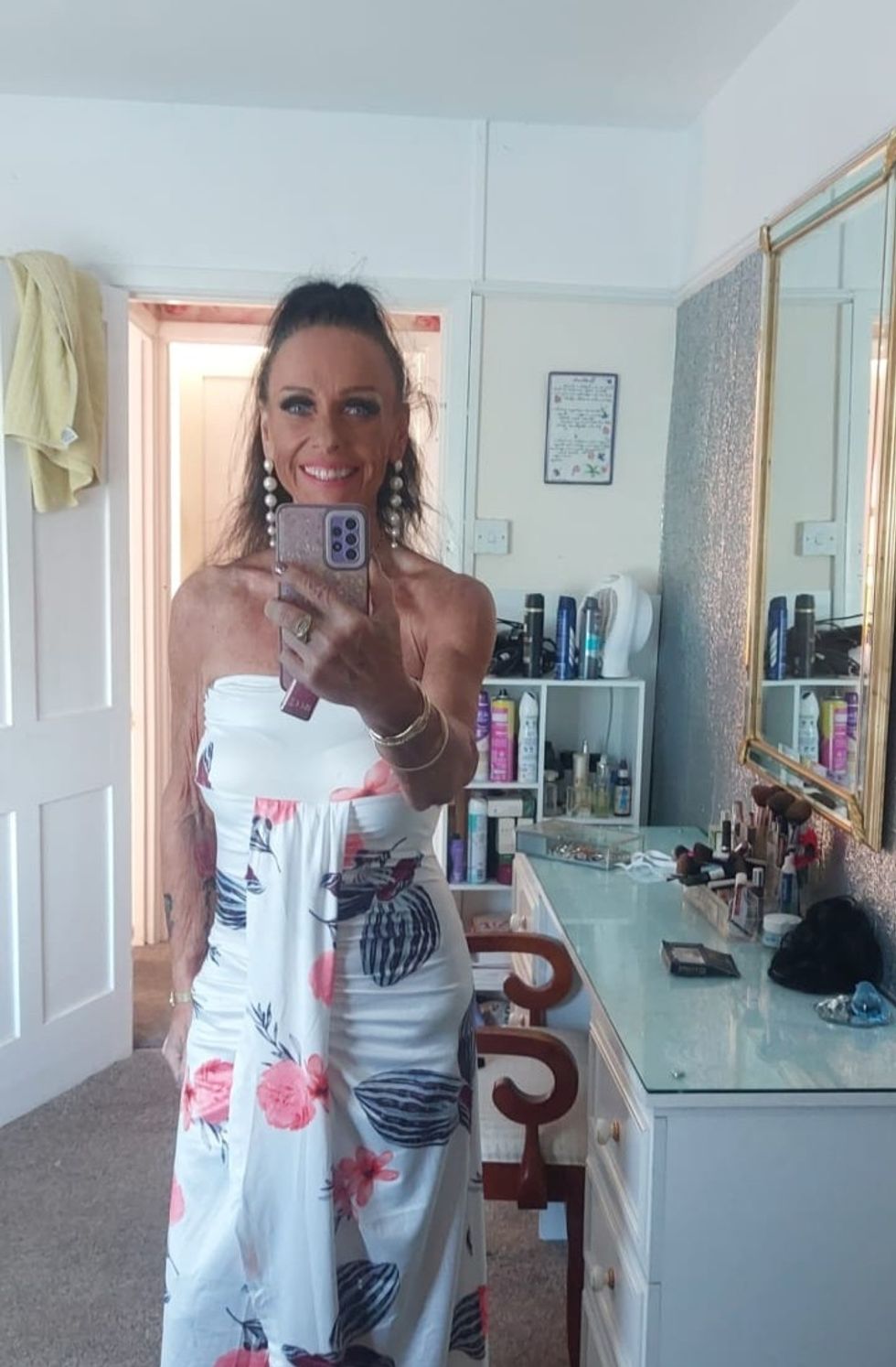 Woman after weight loss