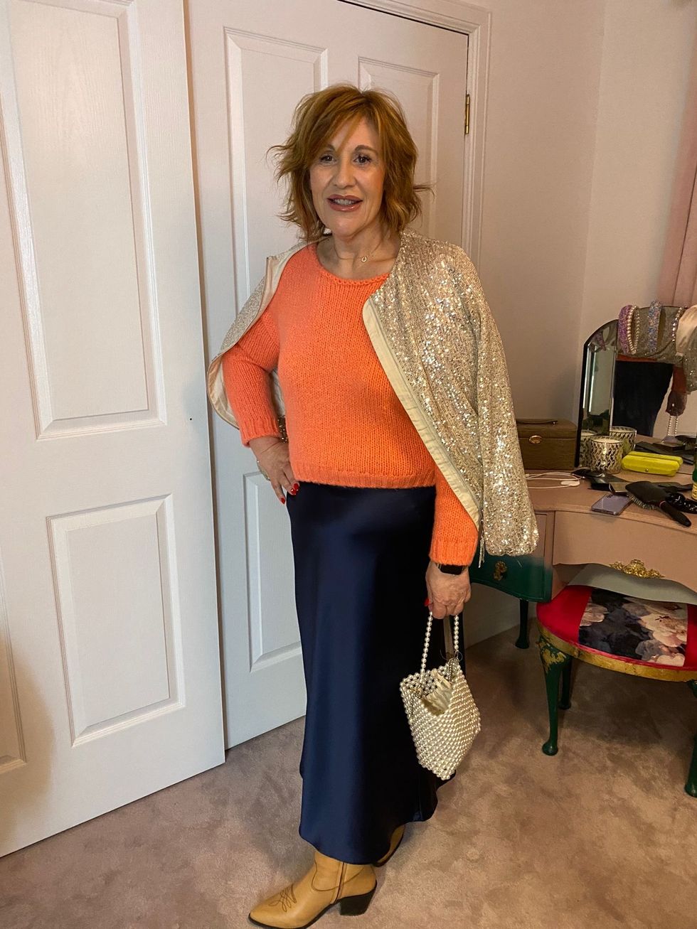 Woman after weight loss