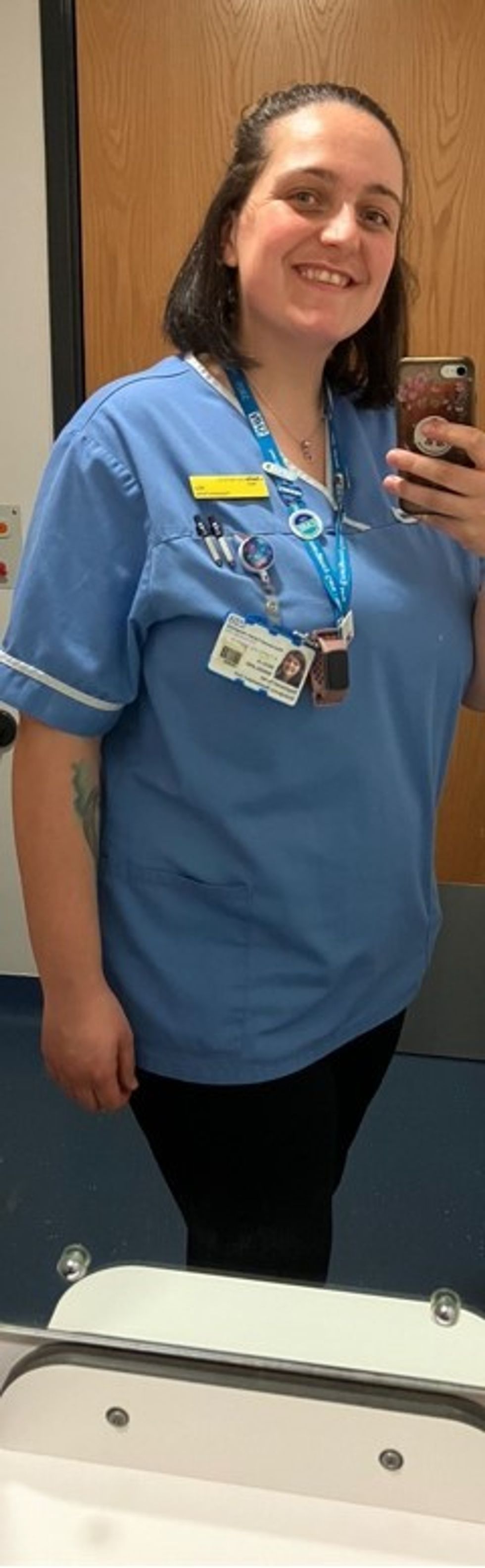 Woman after weight loss