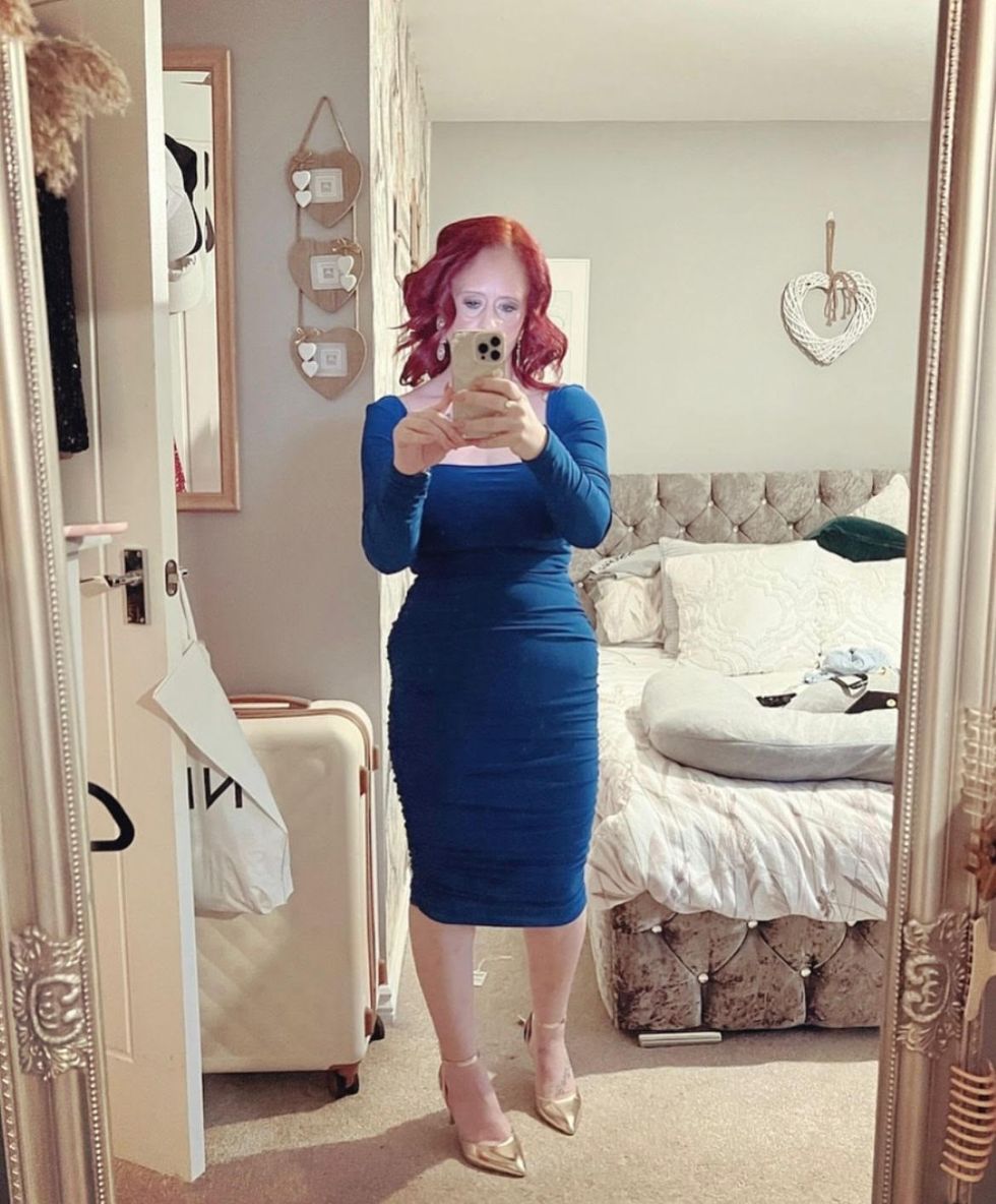 Woman after weight loss