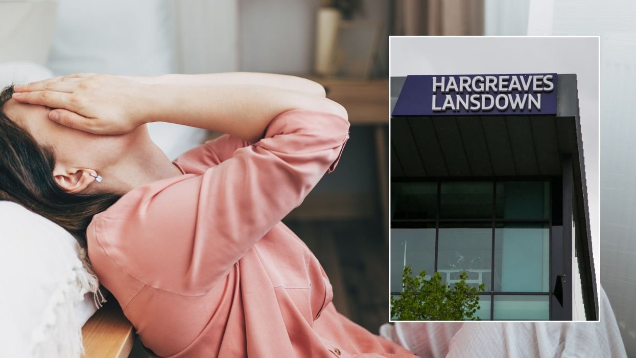 Woman annoyed and Hargreaves Lansdown