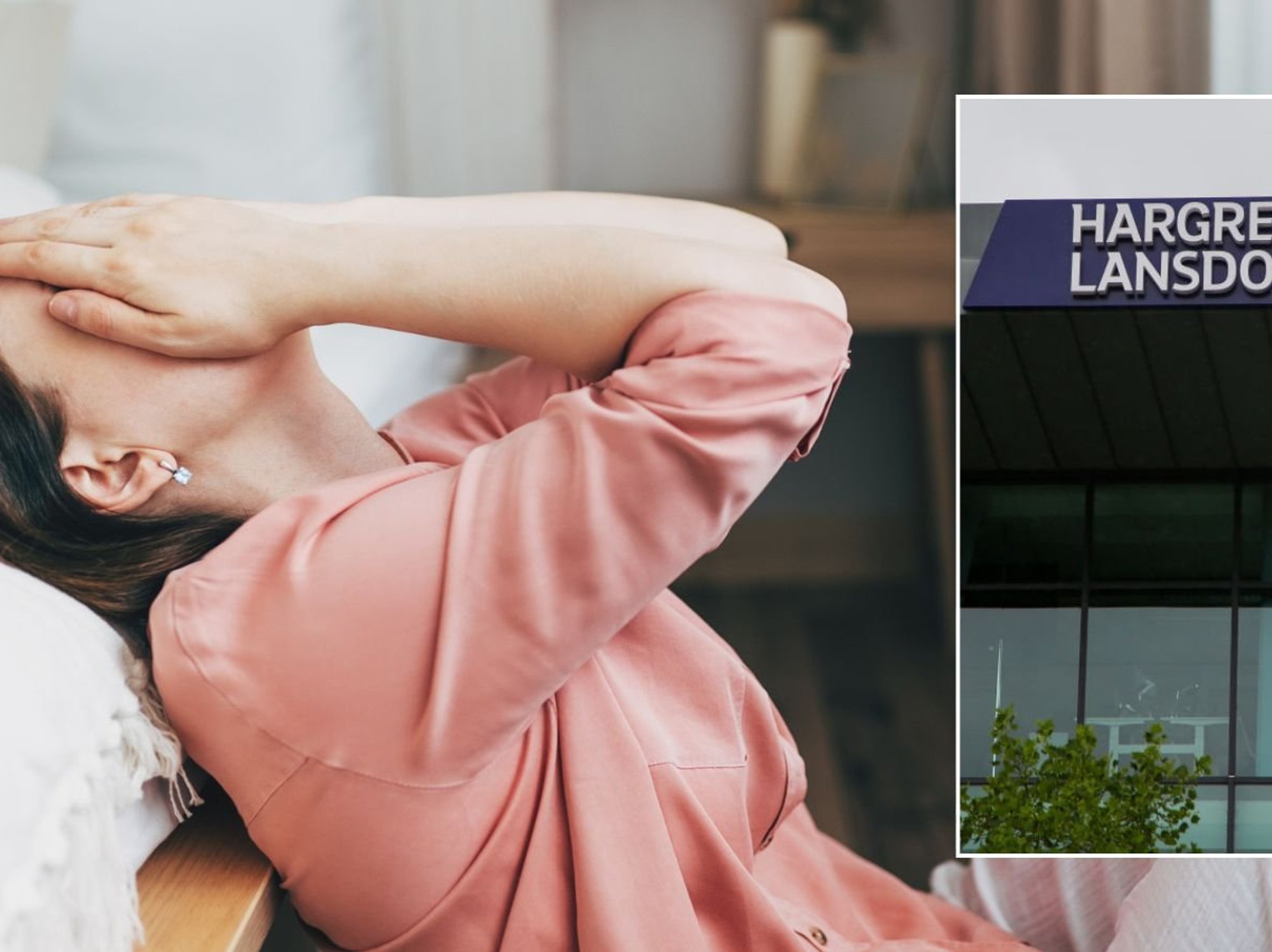 Woman annoyed and Hargreaves Lansdown