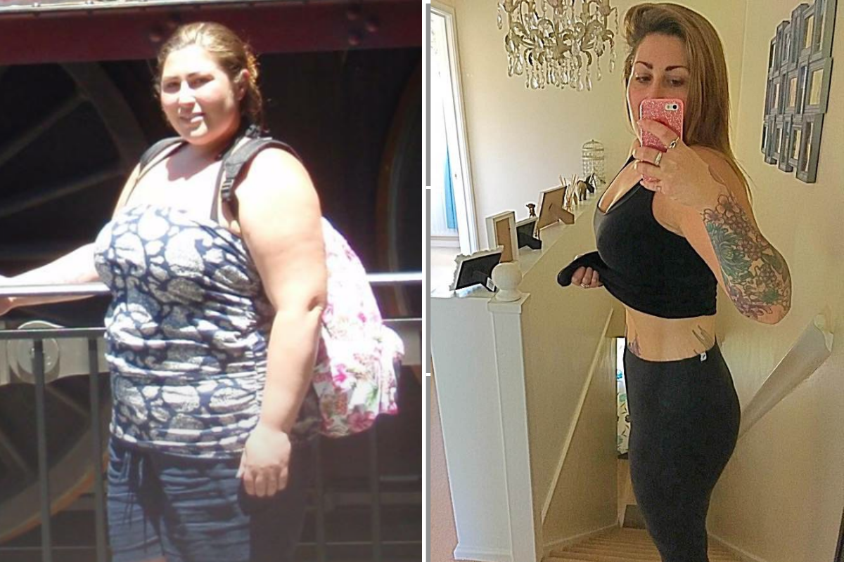 Weight loss transformation: Woman shed 12st with diet and exercise