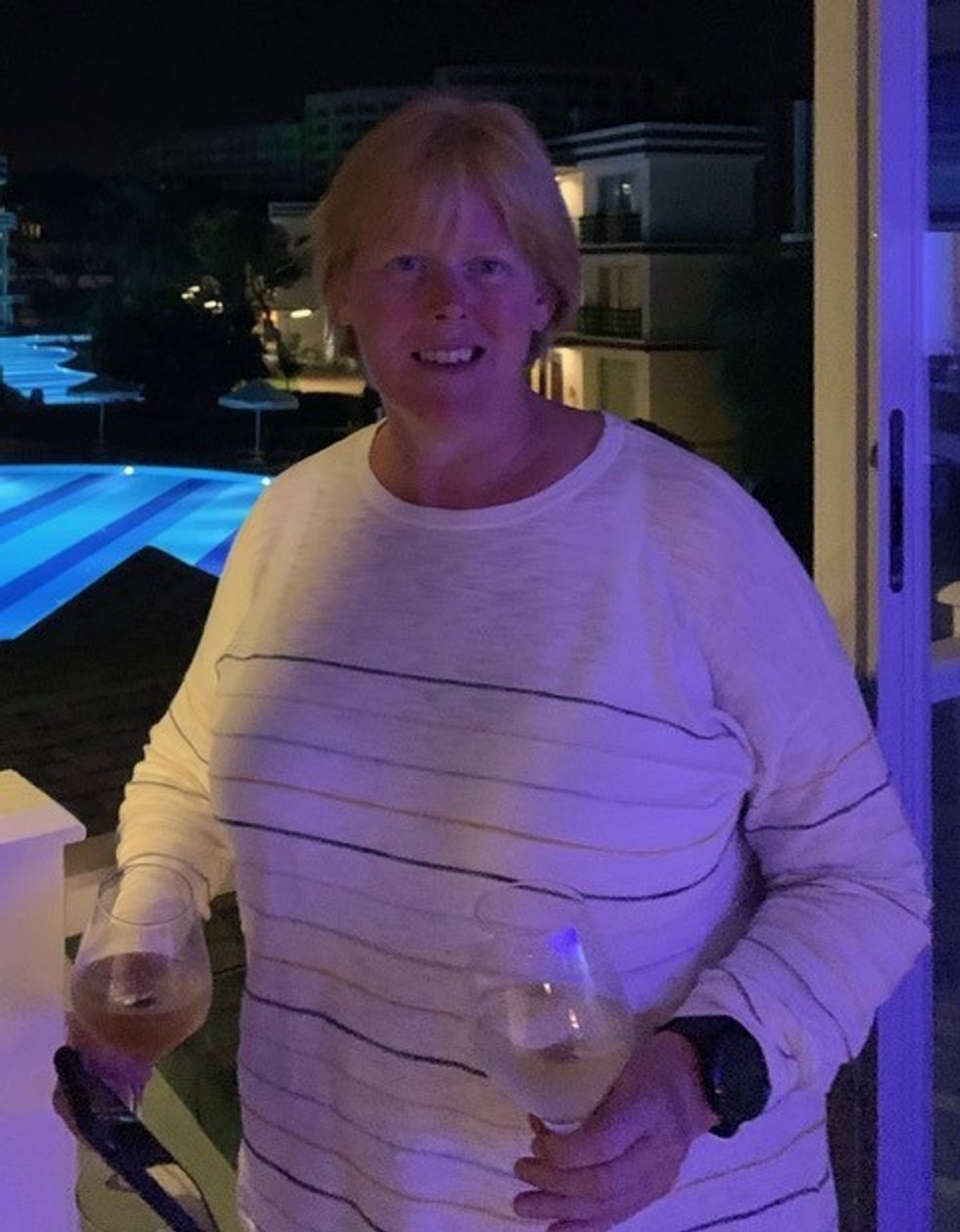 Woman before weight loss