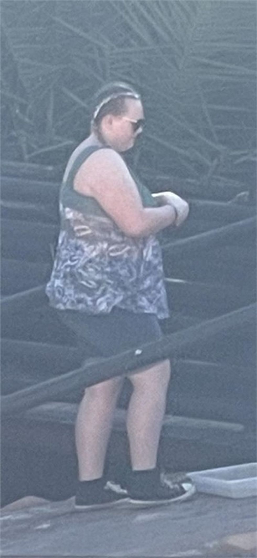 Woman before weight loss