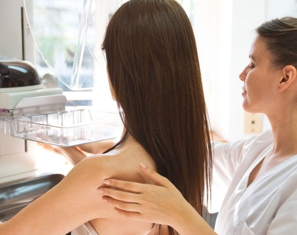 woman breast cancer screening