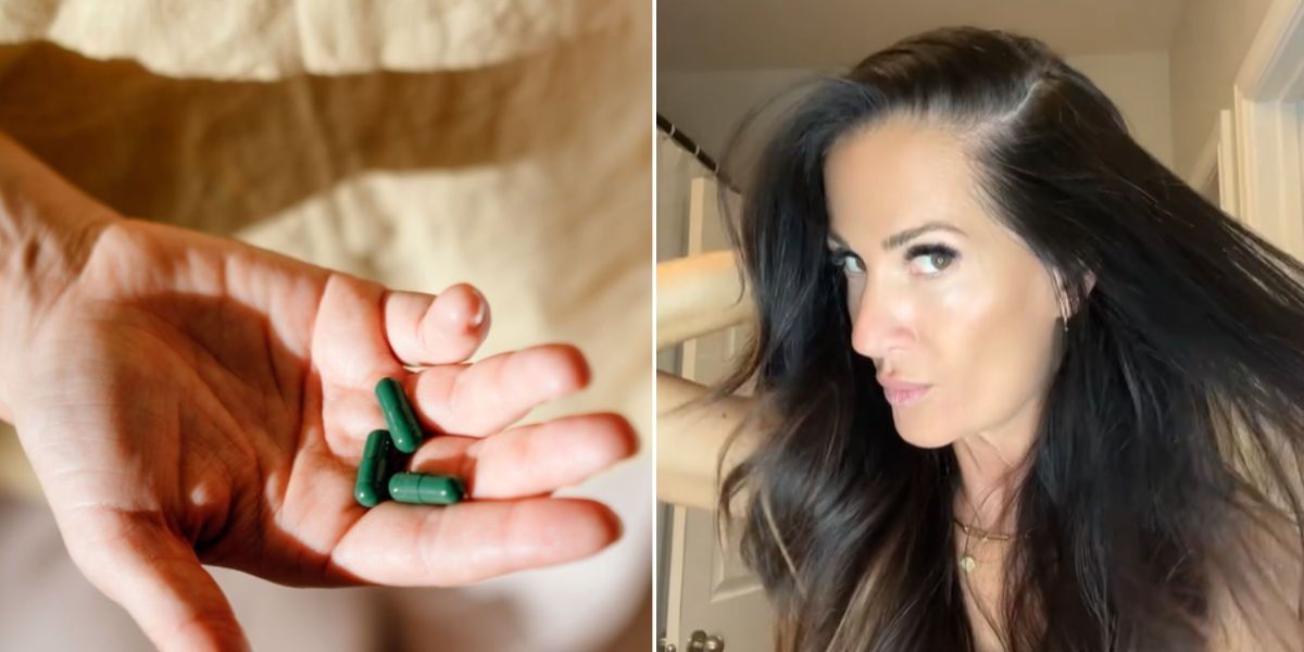‘I’m in my mid-40s and two supplements have helped turn my grey hair brown again’ ‘I’m in my mid-40s and two supplements have helped turn my grey hair brown again’
