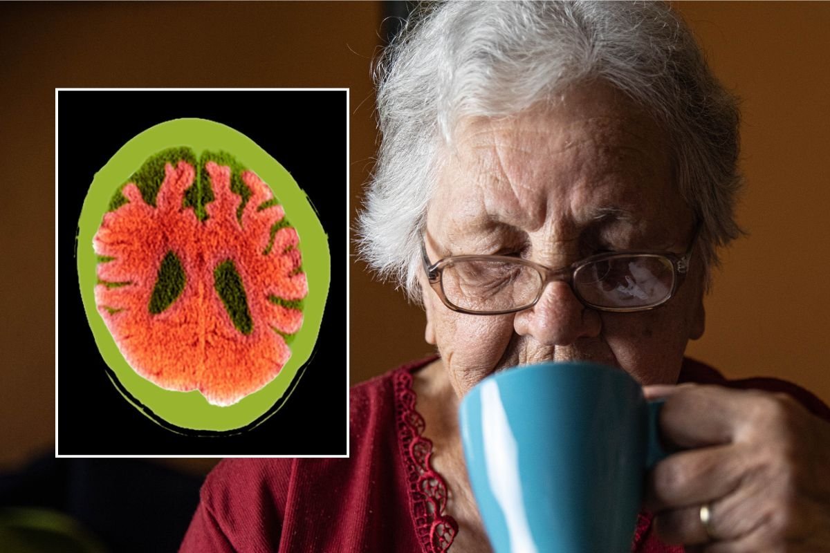 WOMAN DRINKING FROM CUP