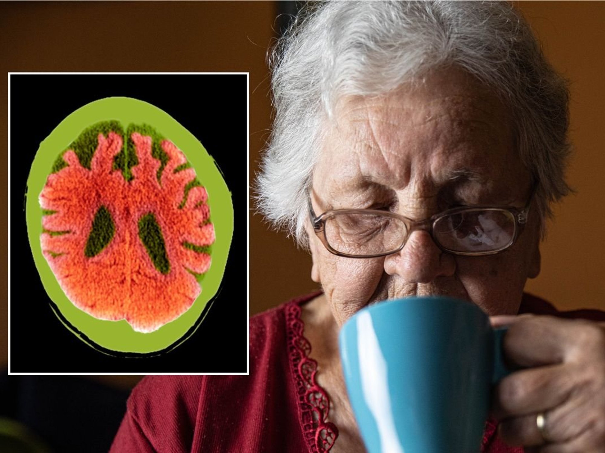 WOMAN DRINKING FROM CUP