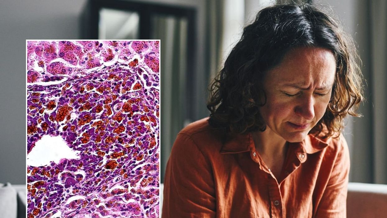 WOMAN EXPERIENCING DISCOMFORT