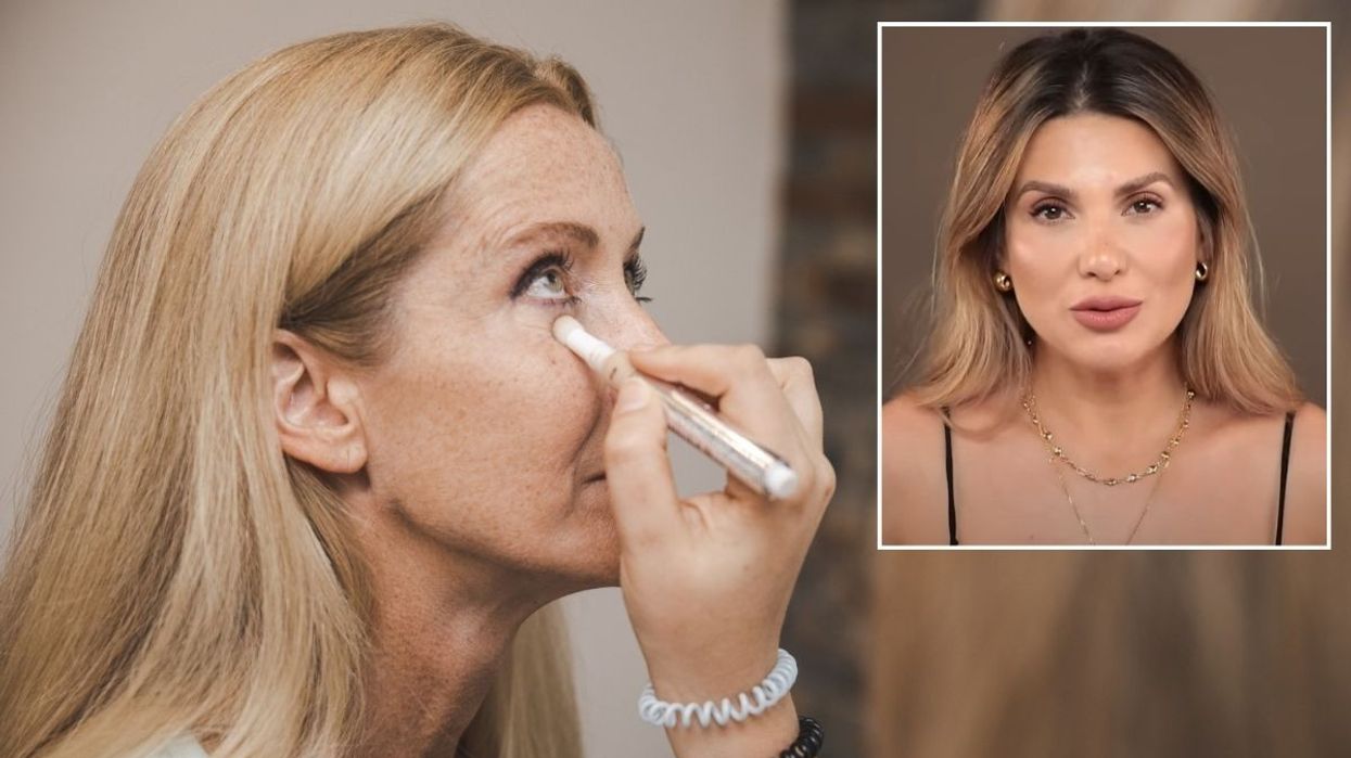 Woman having makeup done / Ali Andreea