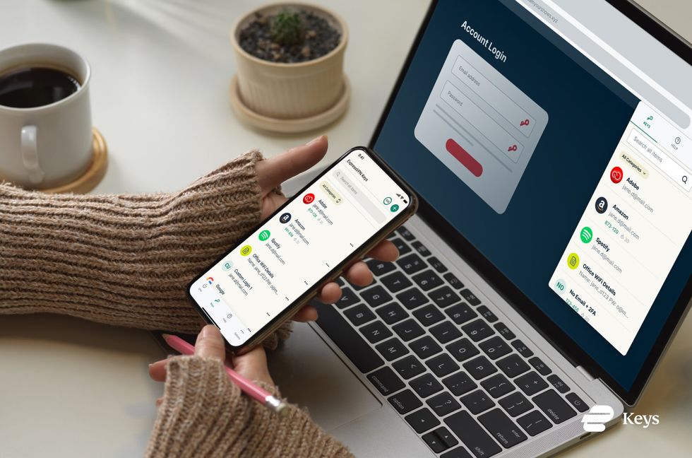 woman holding a smartphone with ExpressVPN