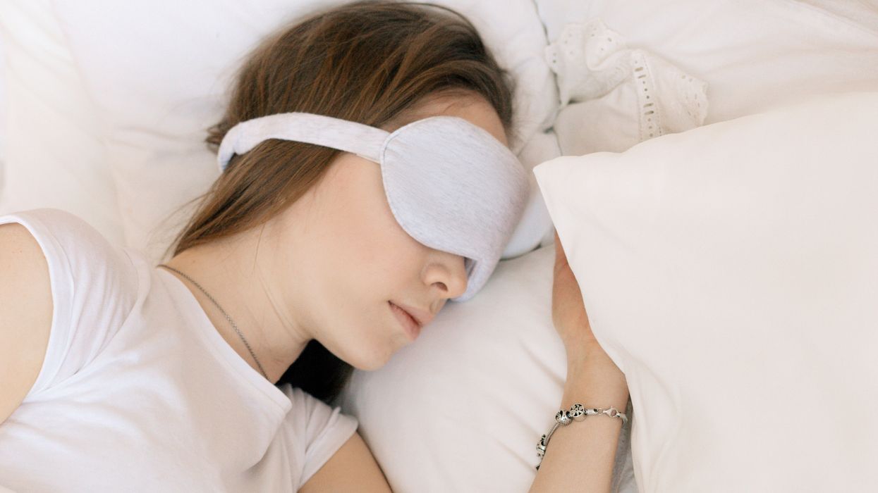 Woman in bed sleeping