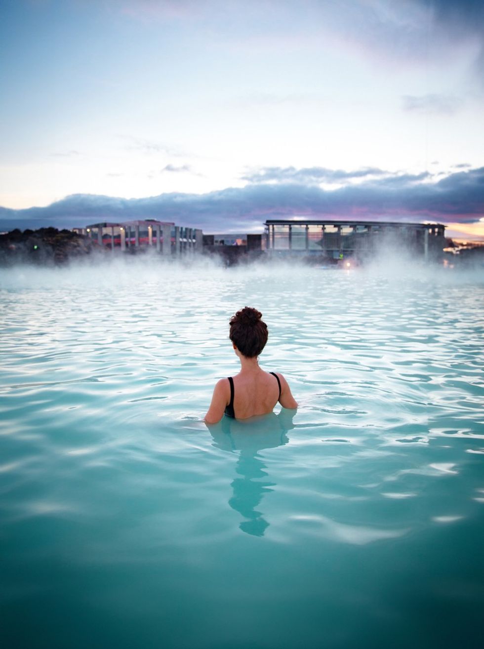 Woman in water
