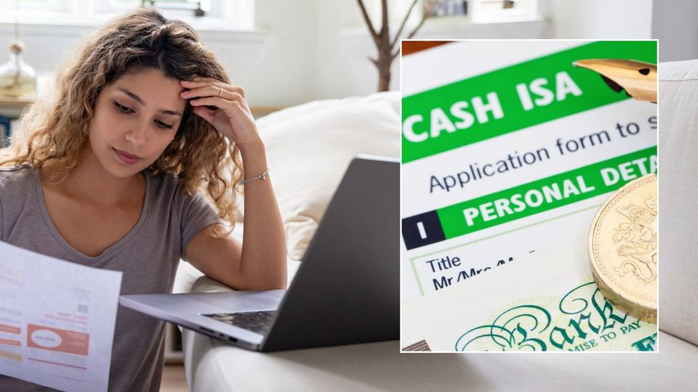 Woman looking at letter and ISA reform