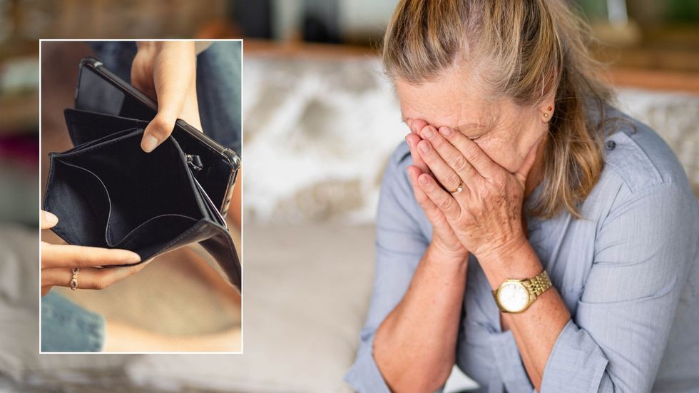 Woman looking worried