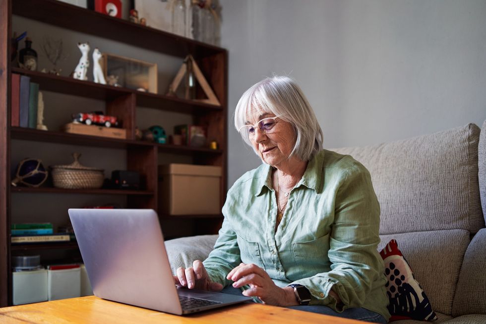 Woman on laptop