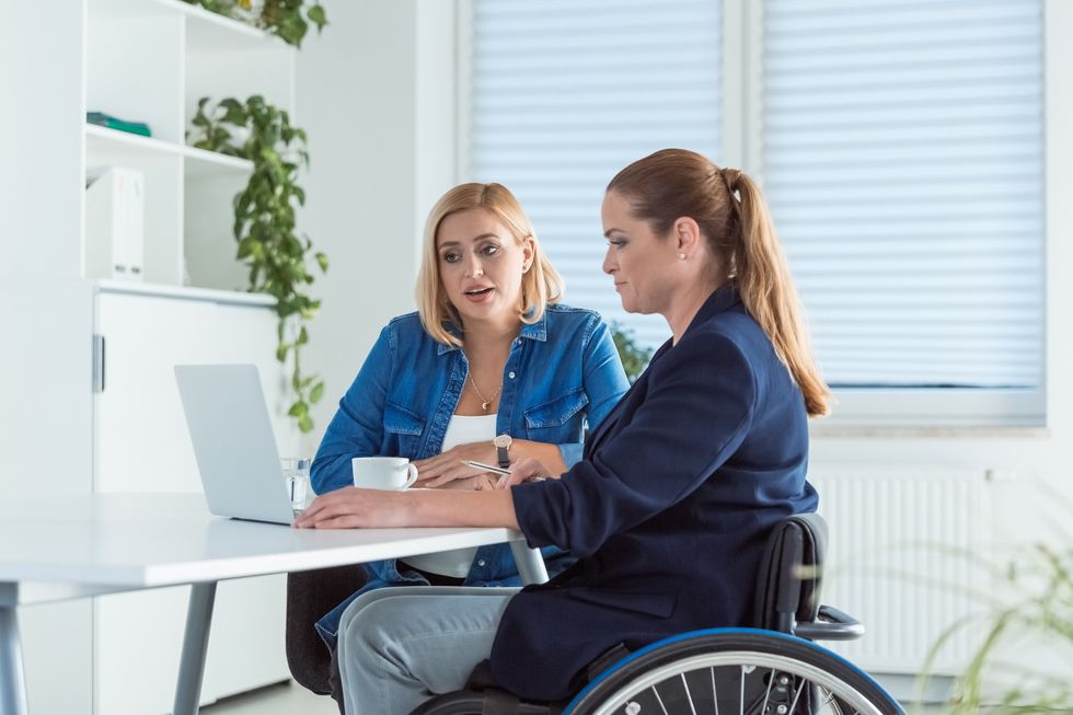 Woman on laptop