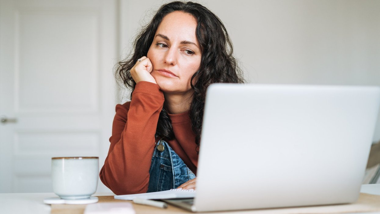 Woman on laptop