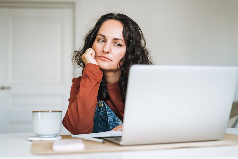 Woman on laptop
