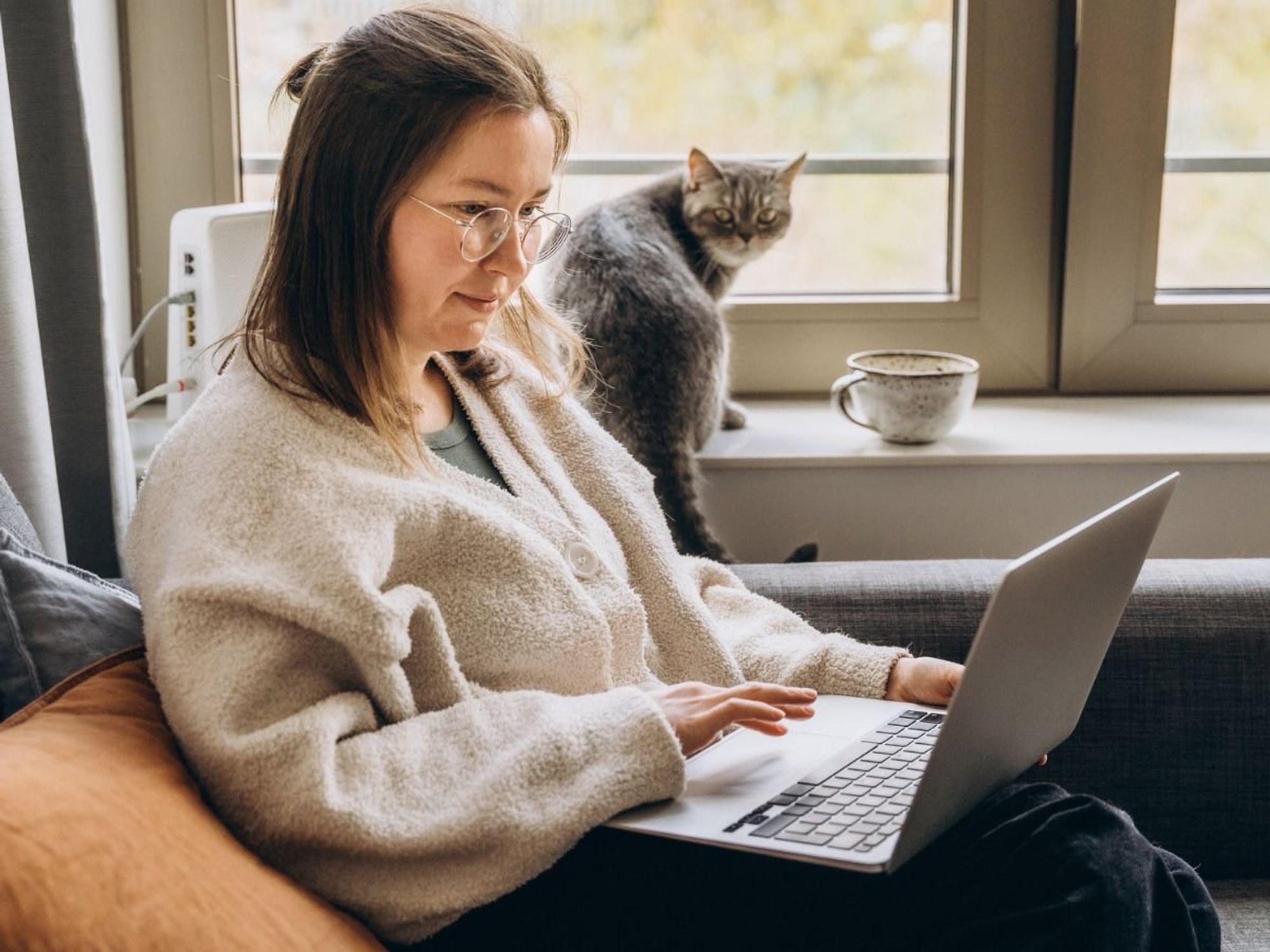 Woman on laptop