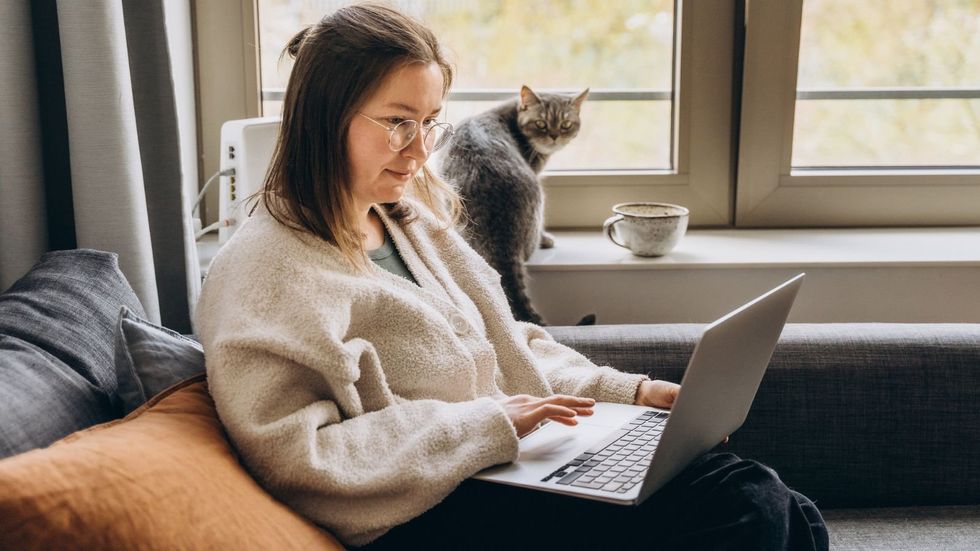 Woman on laptop