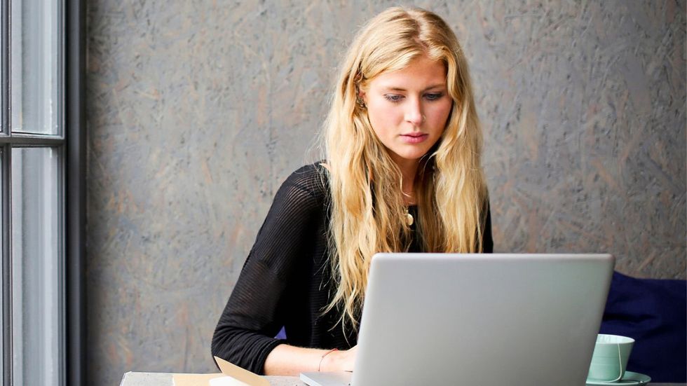 Woman on laptop