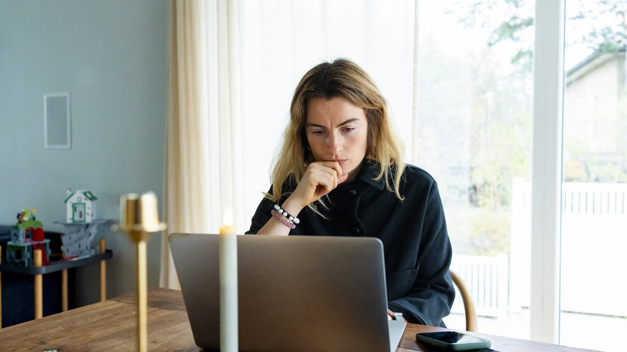 Woman on laptop