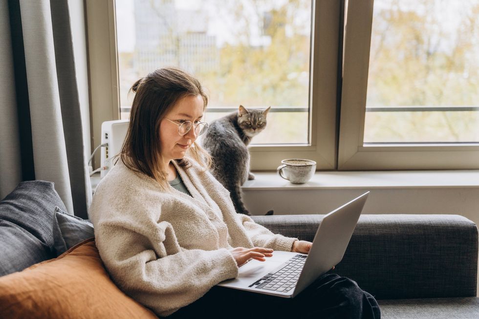 Woman on laptop