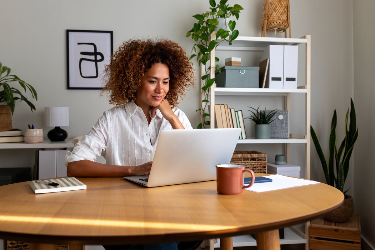 Woman on laptop