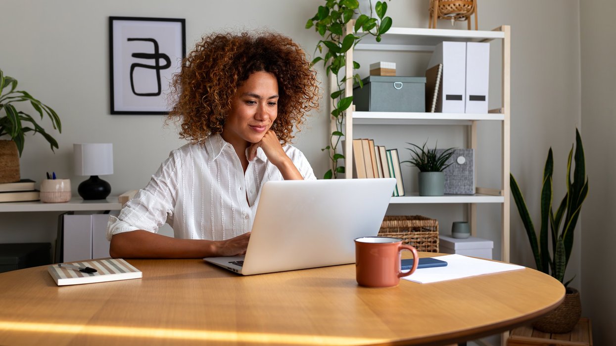 Woman on laptop