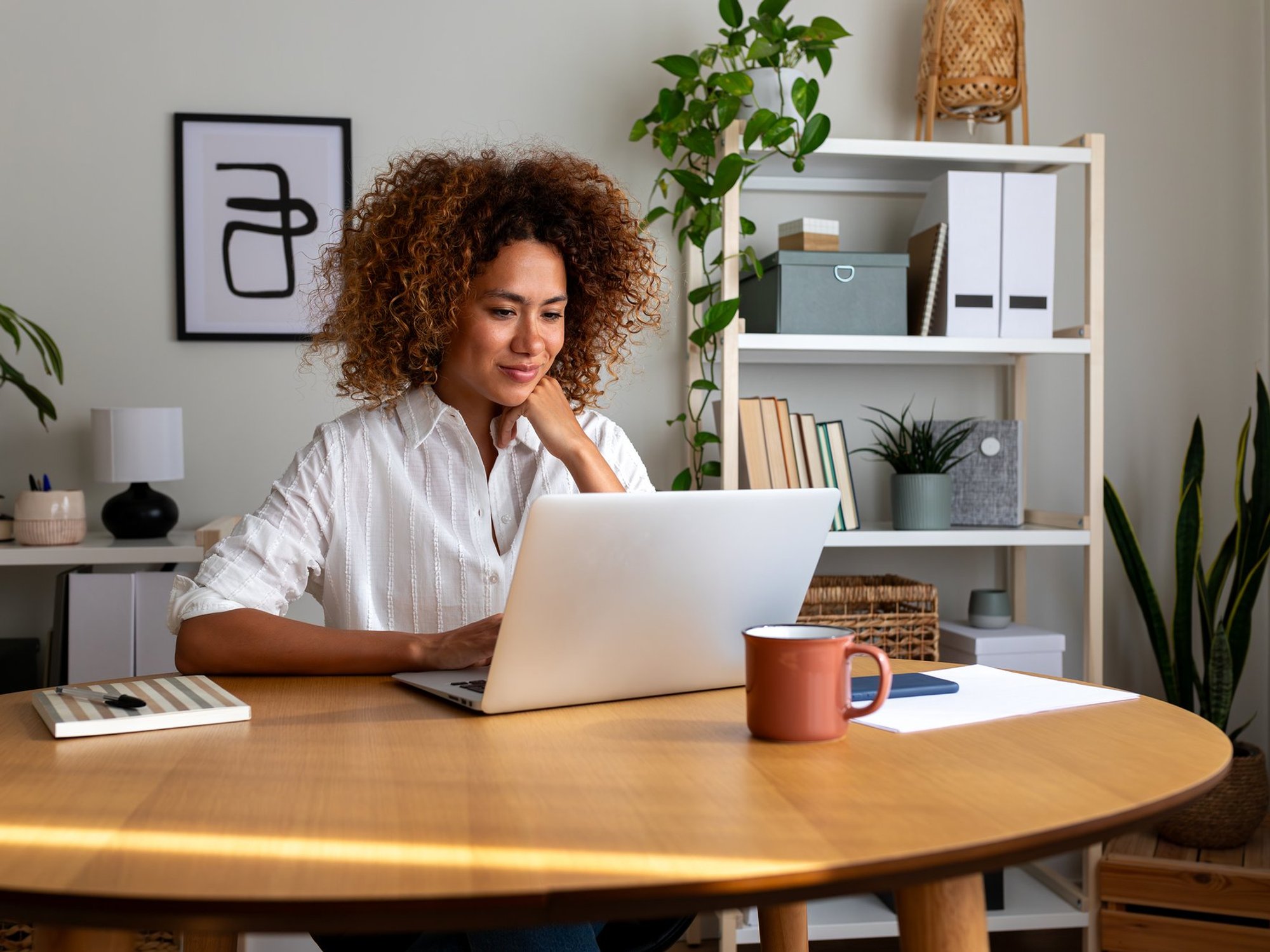 Woman on laptop