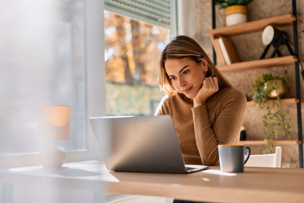 Woman on laptop