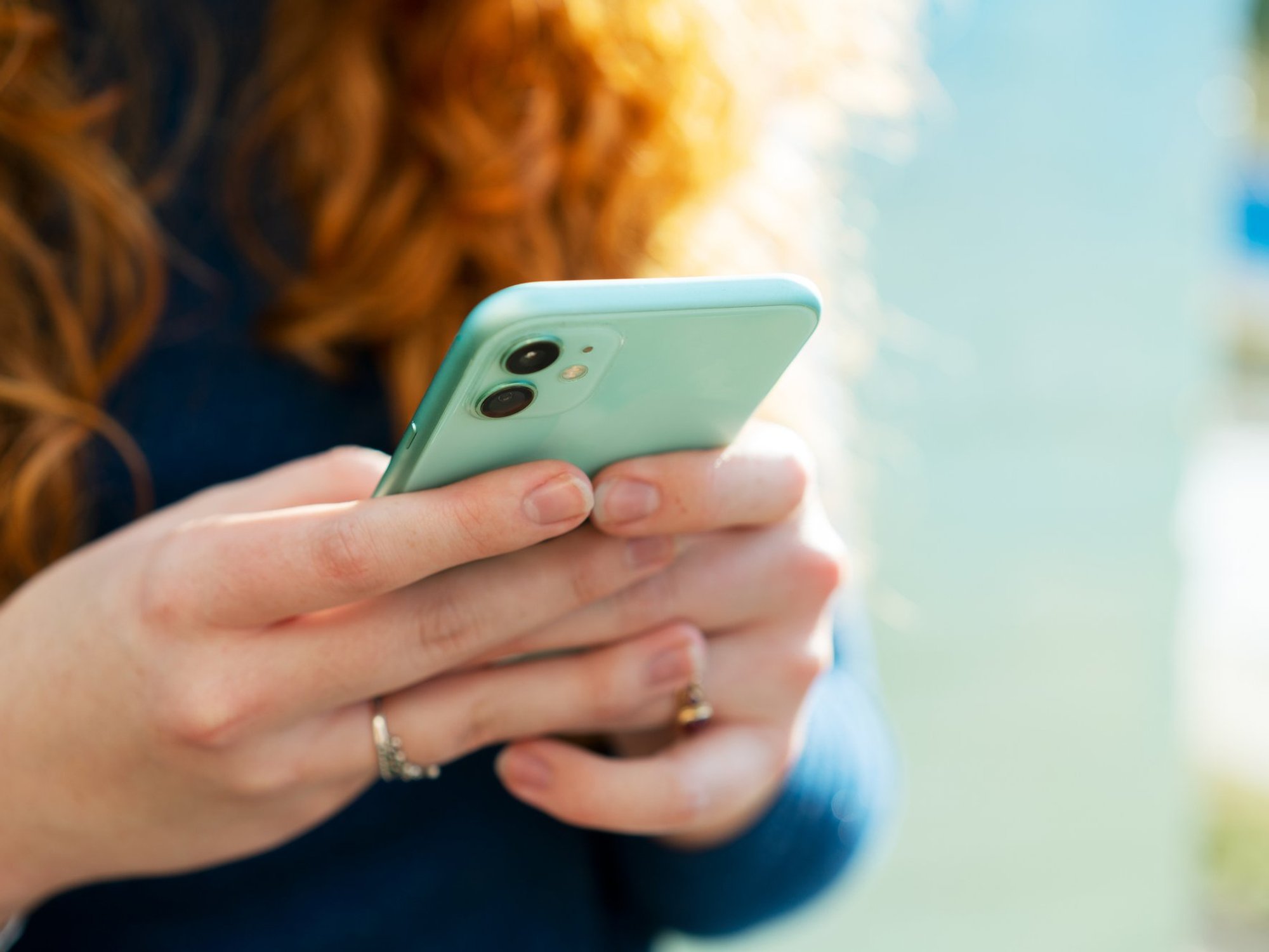 Woman on phone