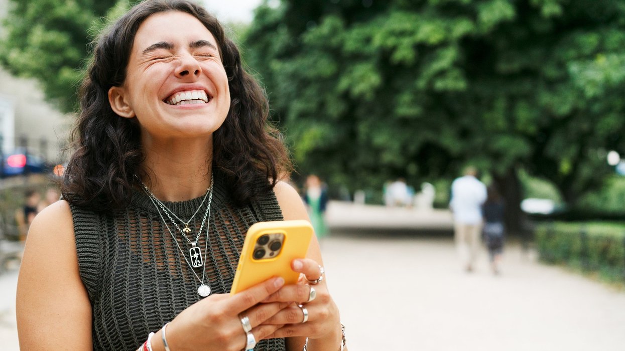Woman on phone