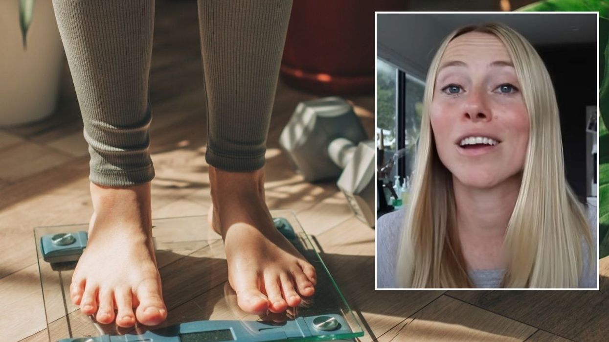 Woman on scales / Autumn Bates