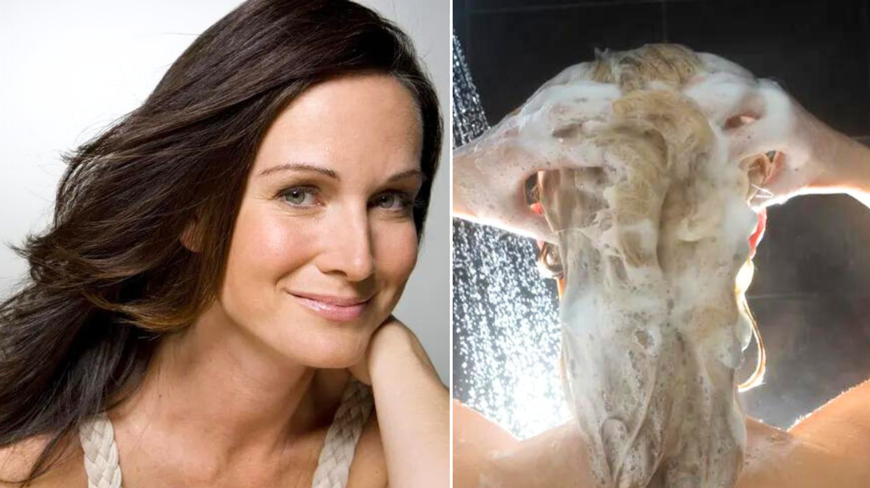 Woman's hair / woman washing hair