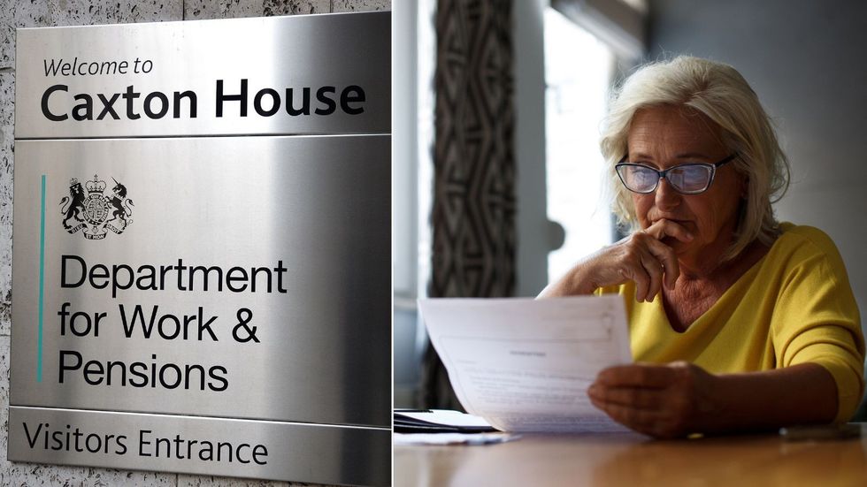 Woman shocked at DWP letter