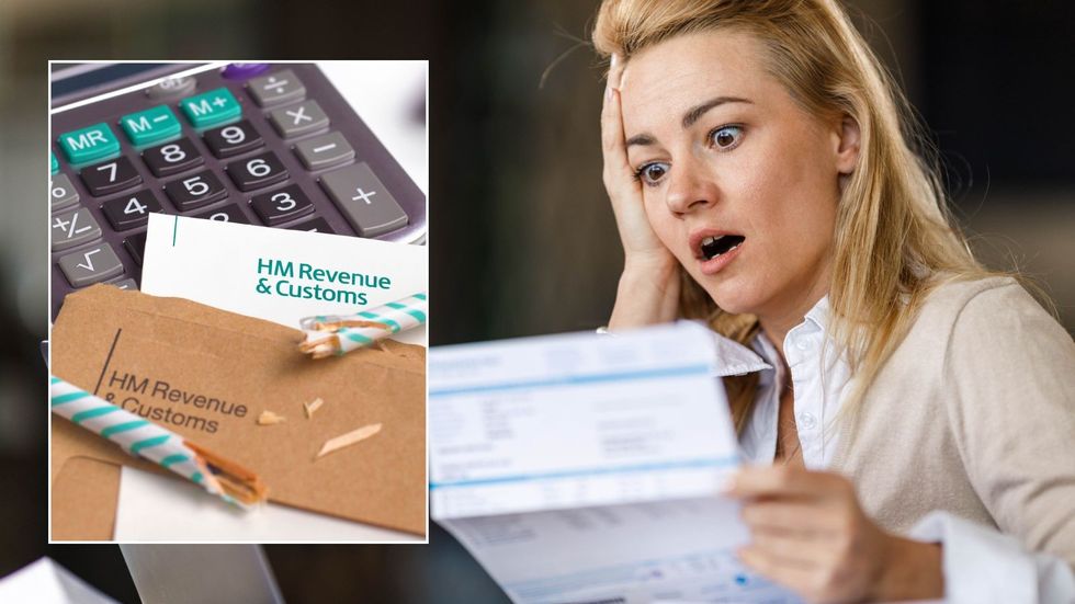 Woman shocked at tax form and HMRC letter