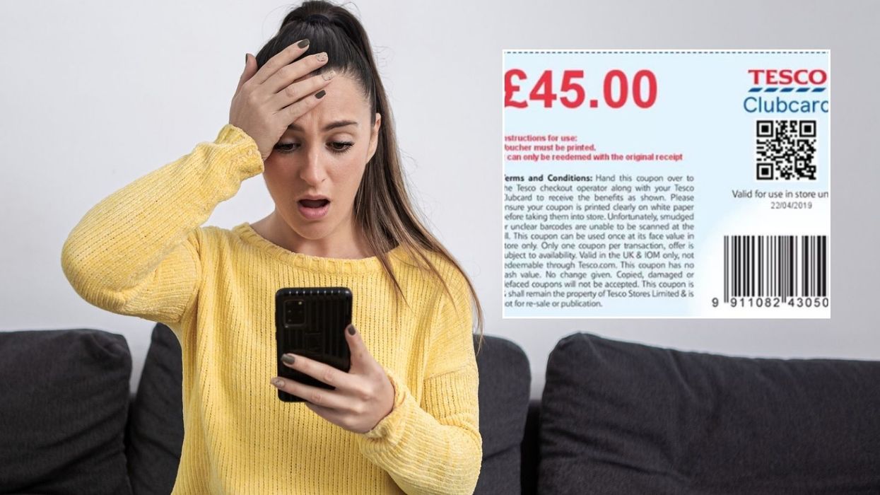 Woman shook and Tesco scam