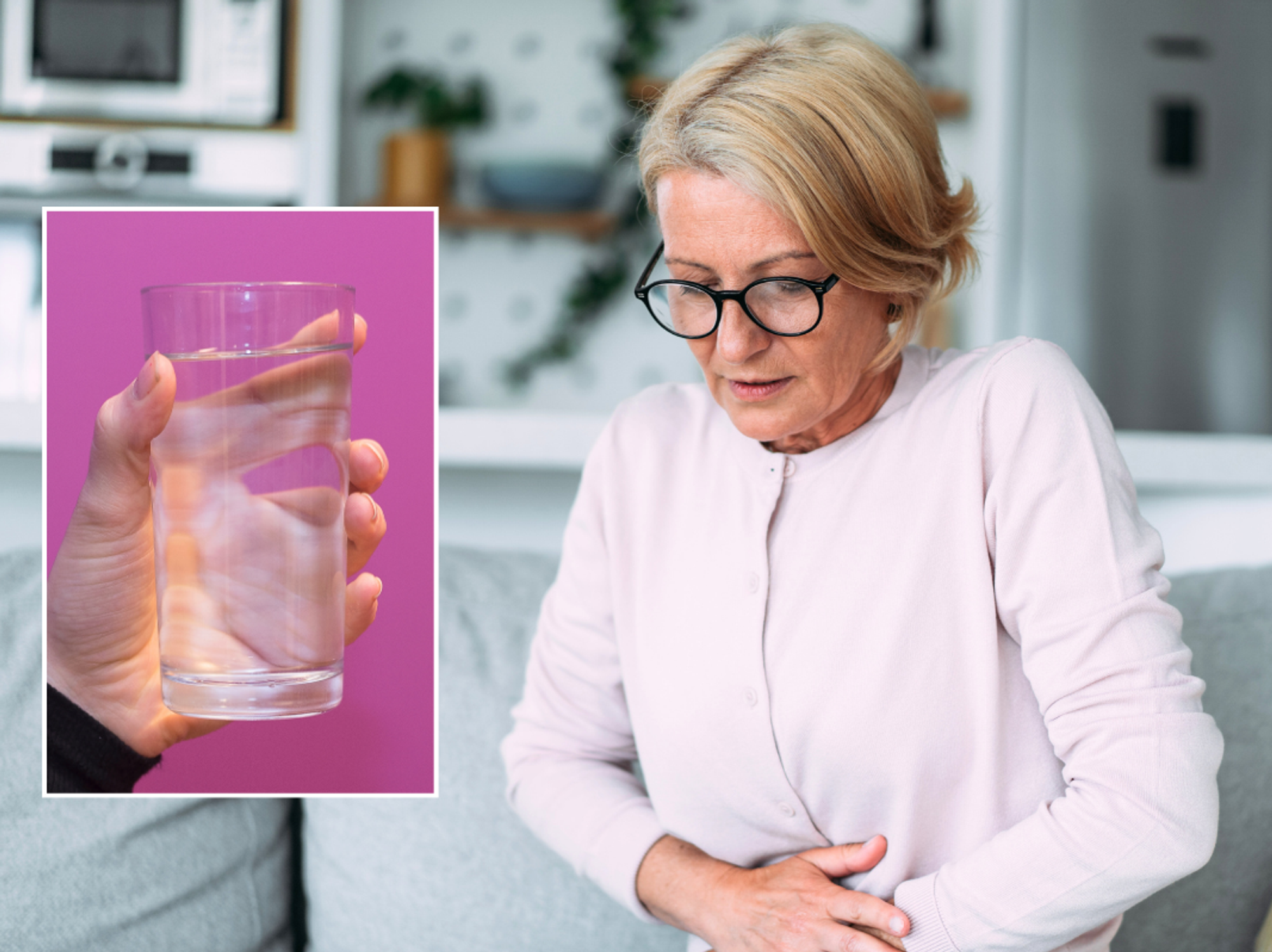 Woman sick tap water