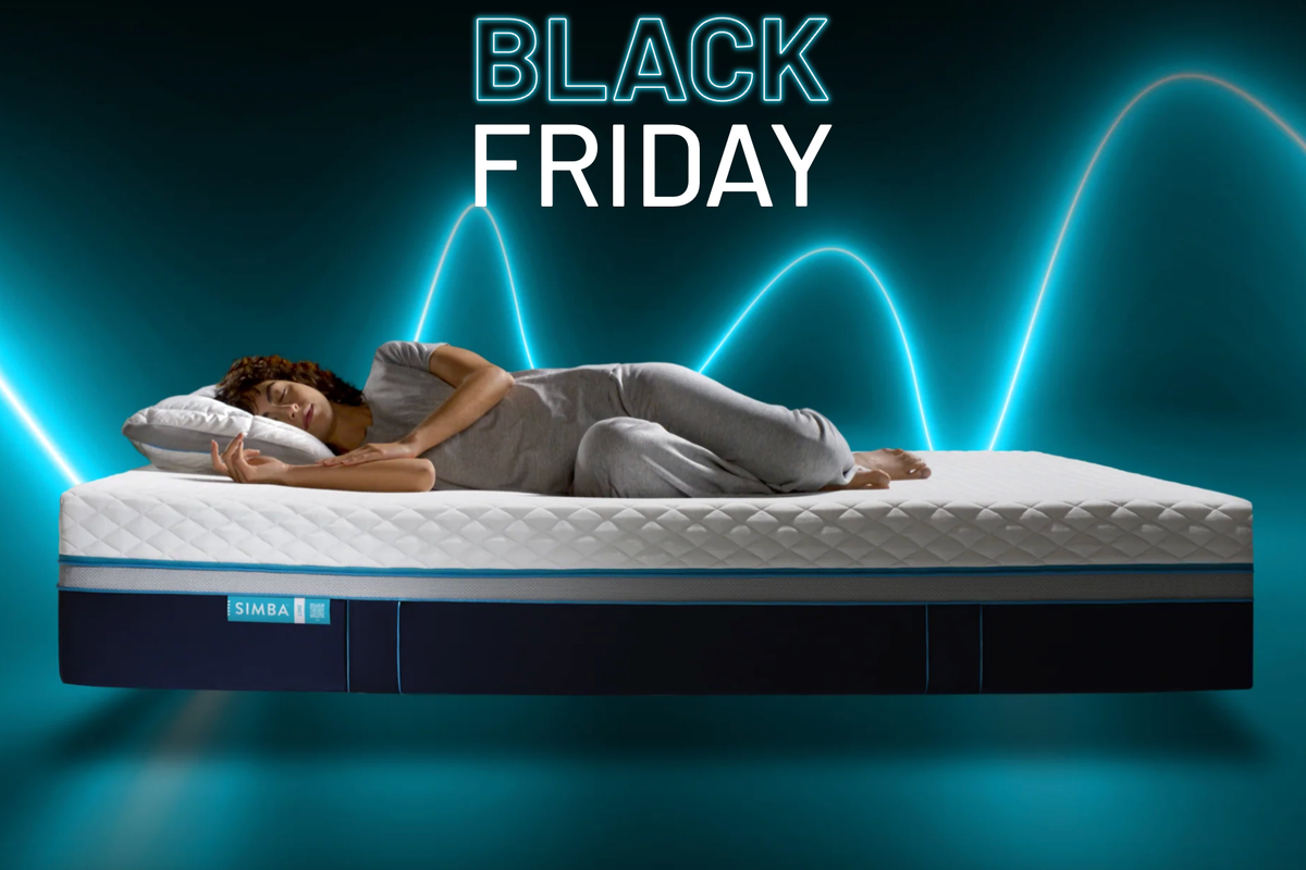 Woman sleeping on Simba mattress