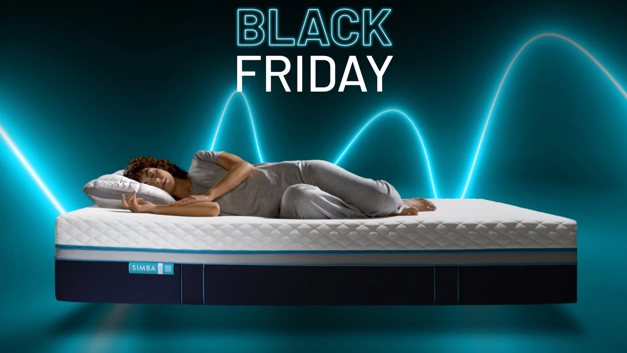 Woman sleeping on Simba mattress