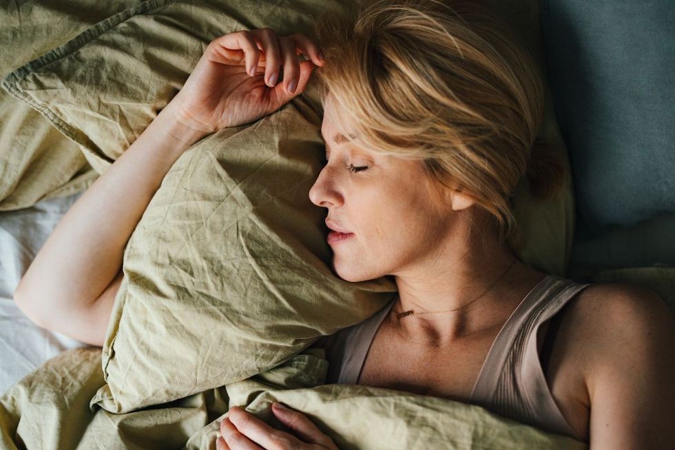 Woman sleeping