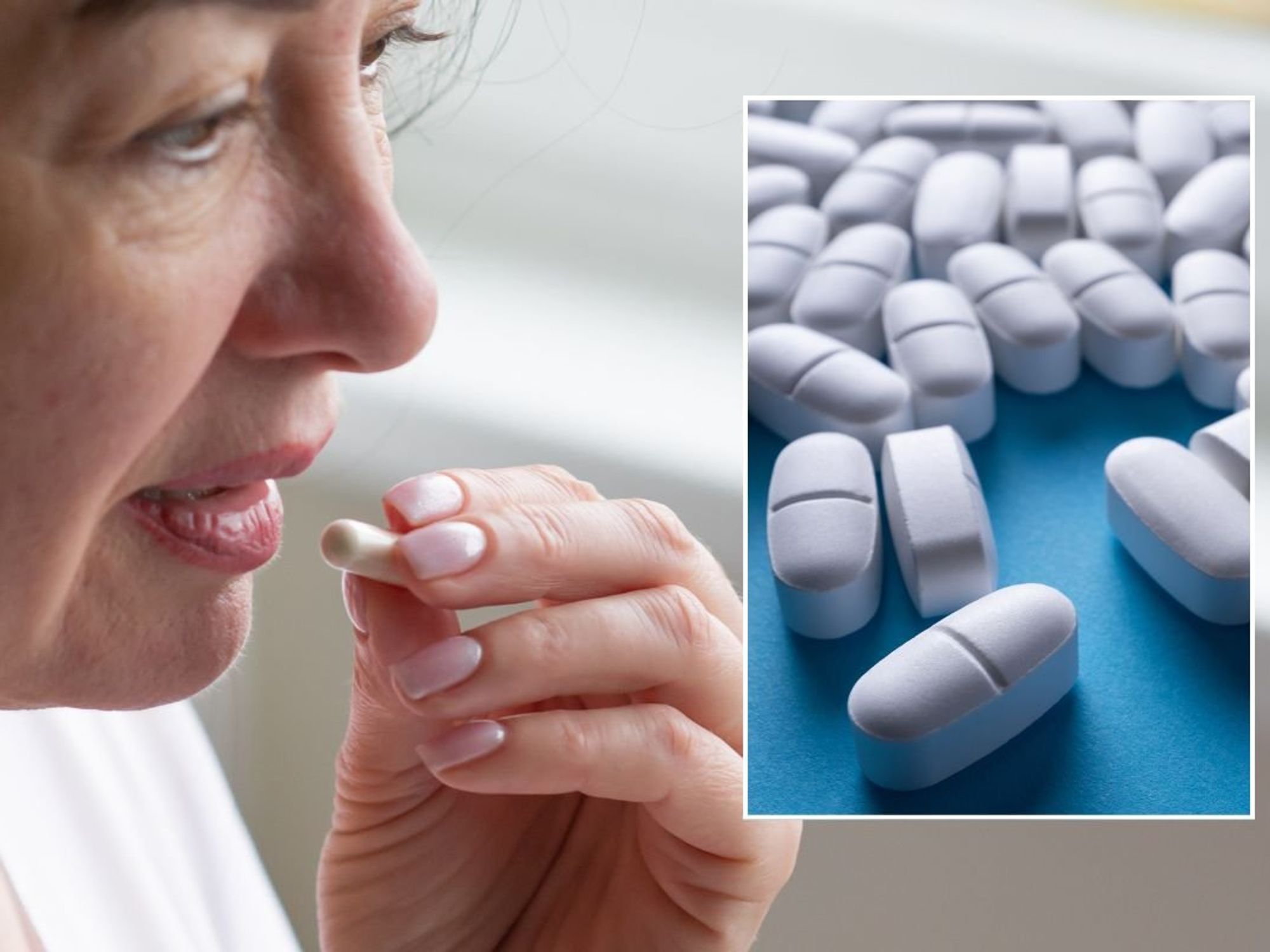 WOMAN TAKING Omeprazole