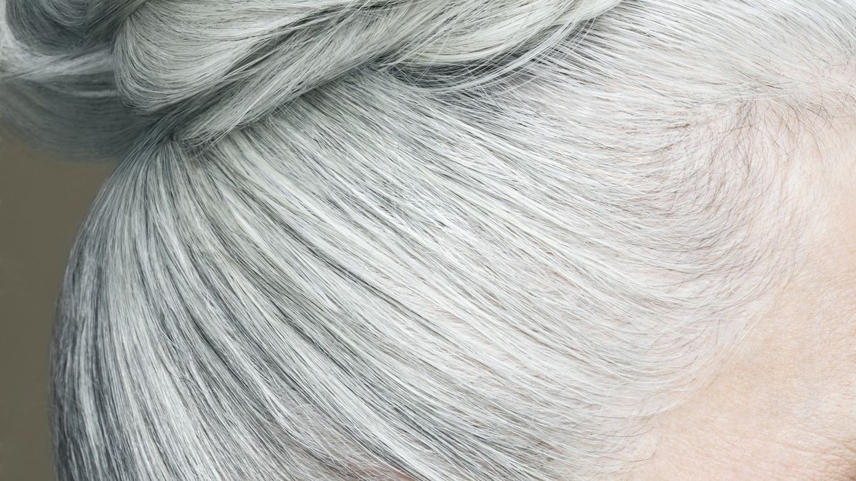 woman wearing hair in bun