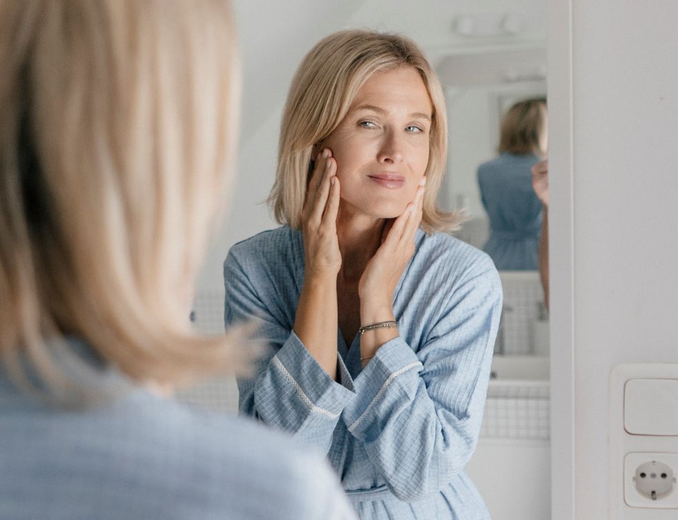 Woman with beautiful skin