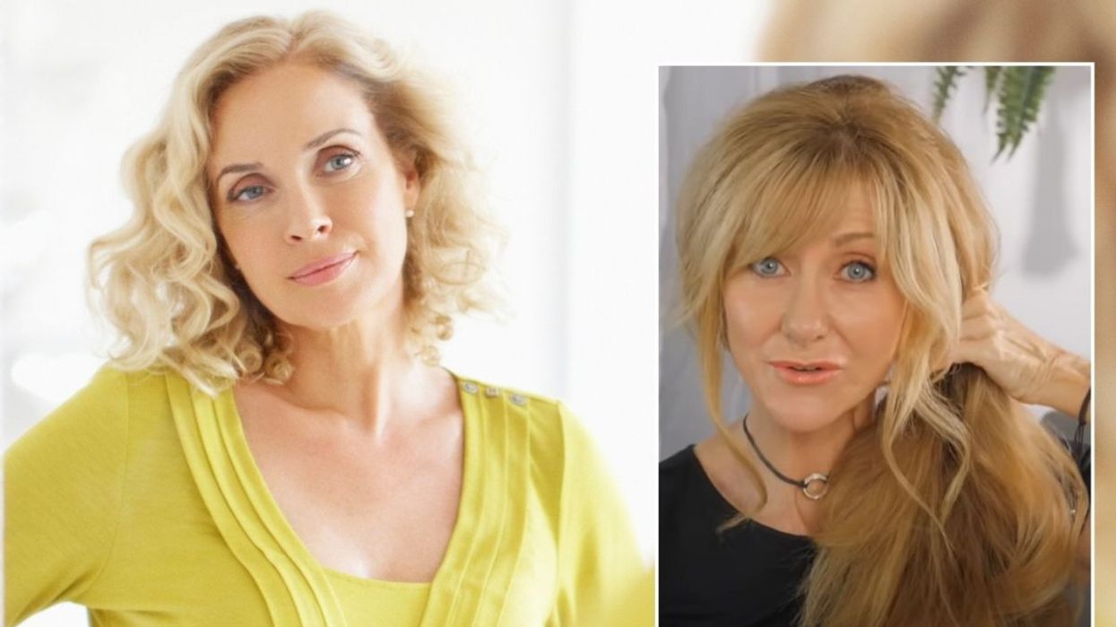 Woman with blonde, curly hair / Schellea Fowler