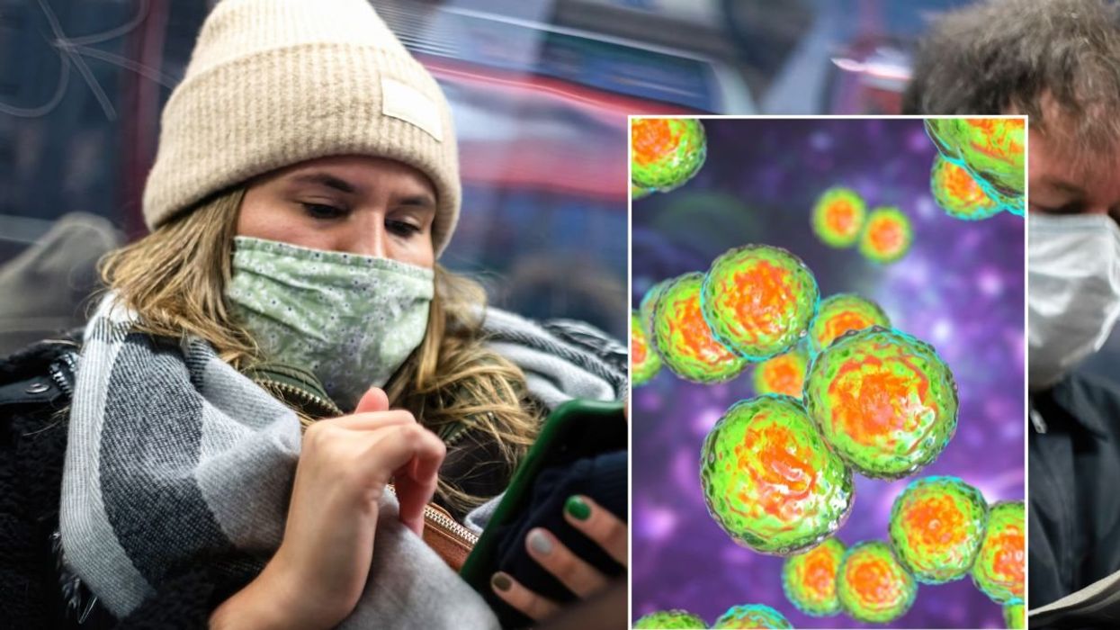 WOMAN WITH FACE MASK